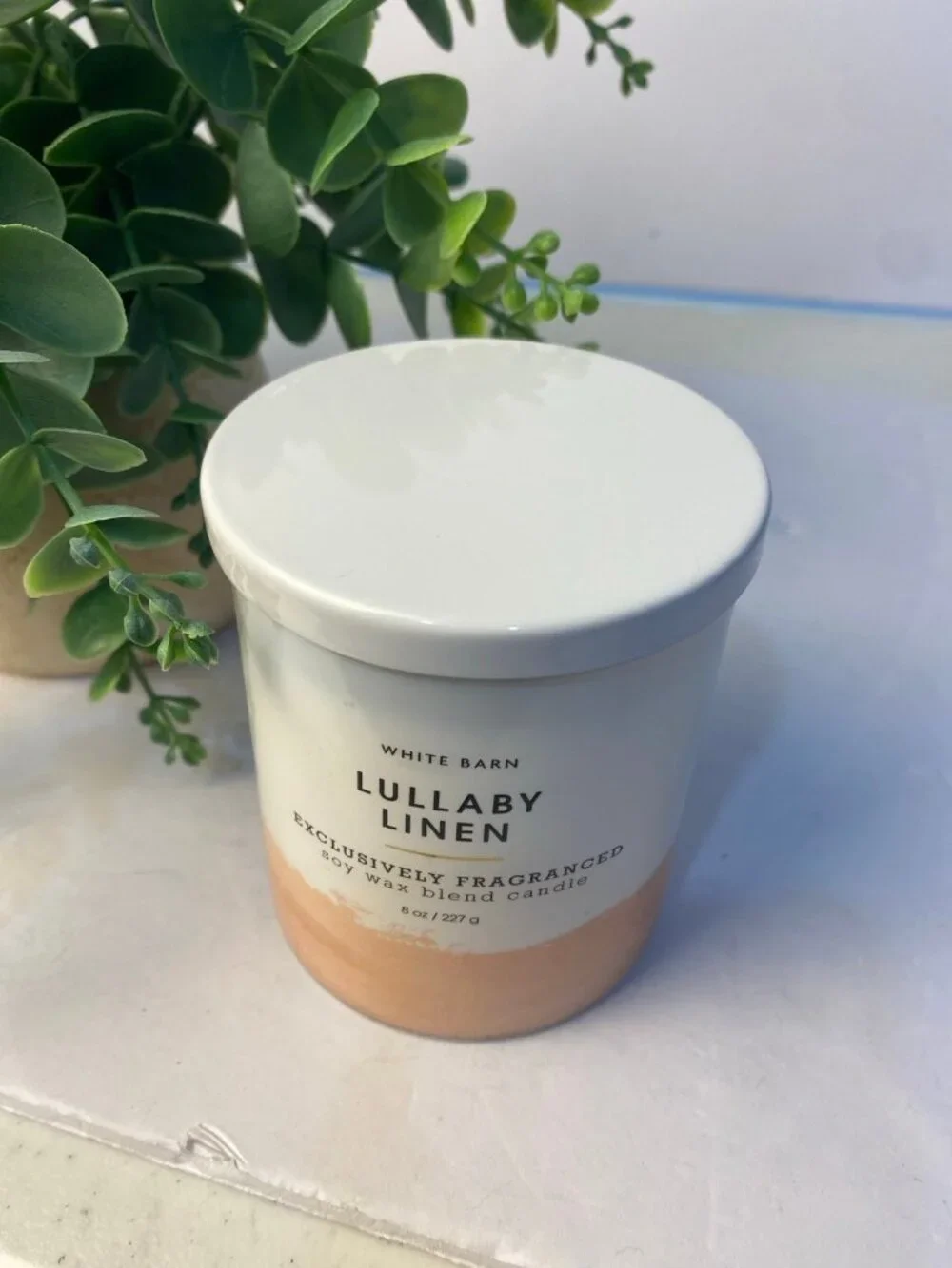 “Lullaby Linen” BBW White Barn New Single Wick Candle